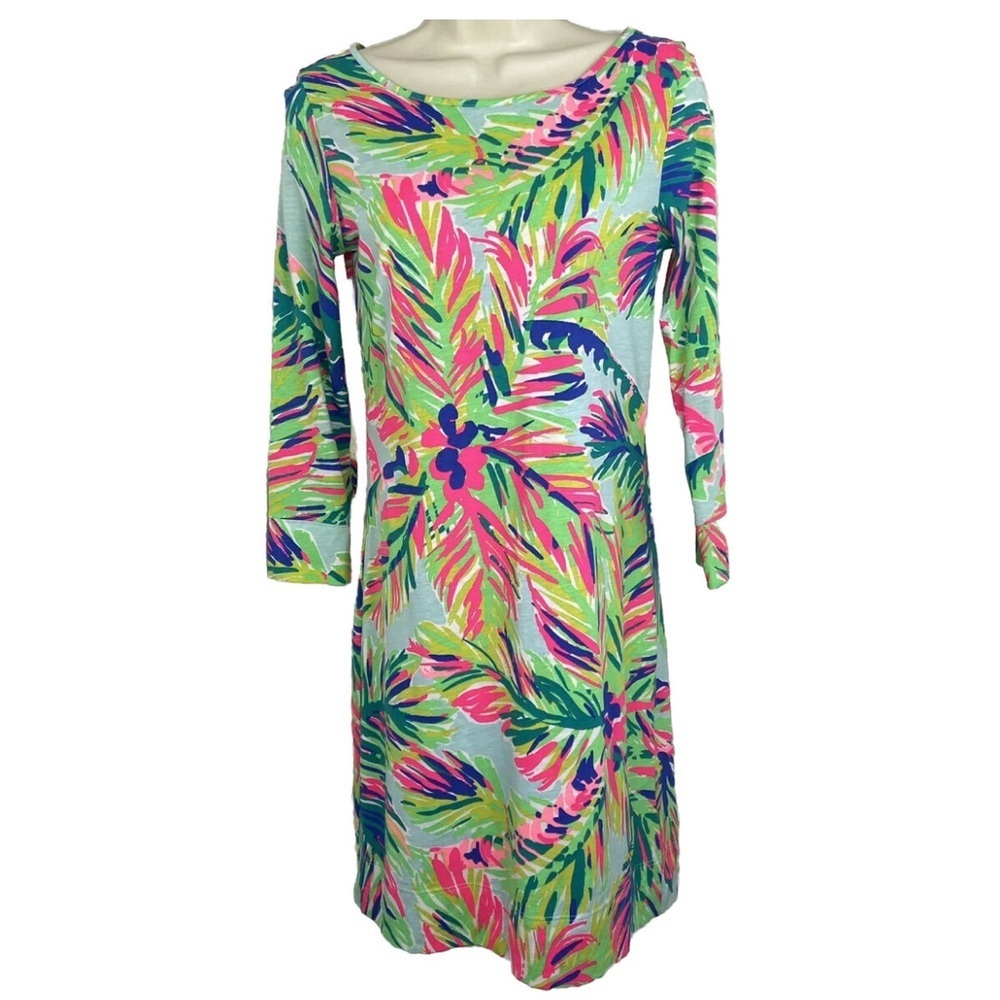 Lilly Pulitzer Pink and Green Coverup Dress